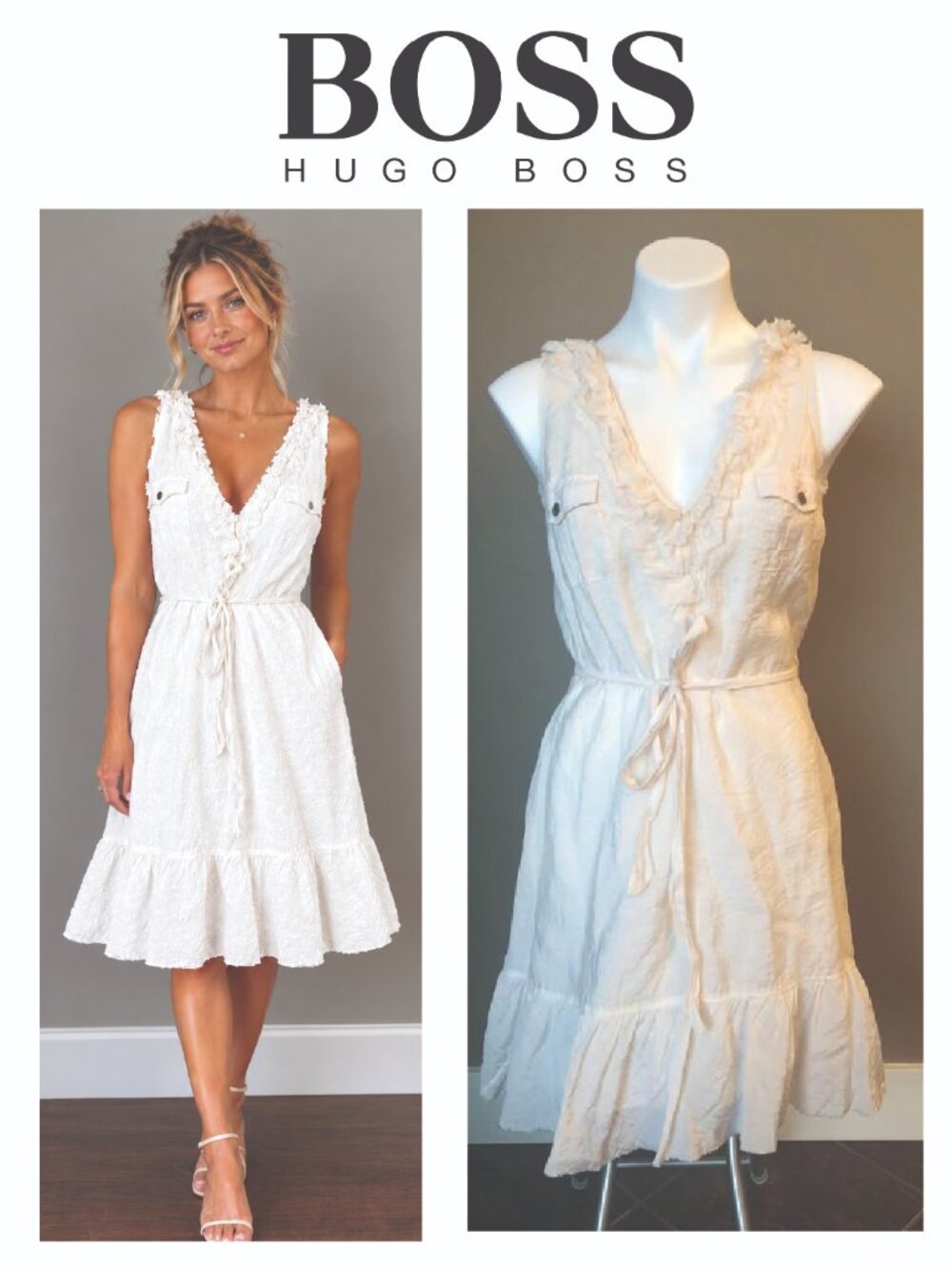Beautiful HUGO BOSS wrap dress. Size M. Like new.